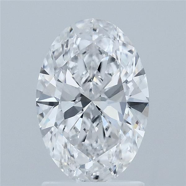 1.58ct Oval D VVS2 Lab Created Diamond
