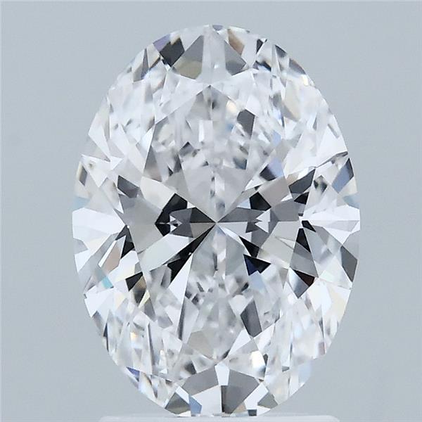 2.03ct Oval D VVS2 Lab Created Diamond