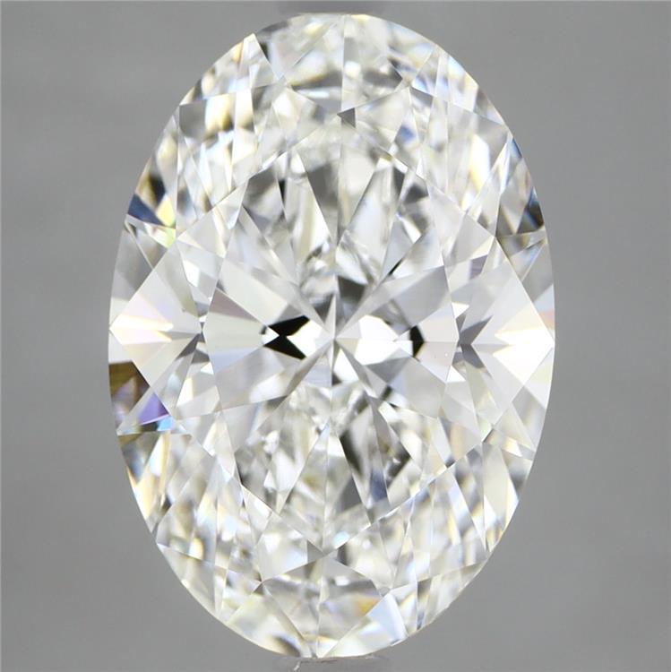 4.55ct Oval F VVS2 Lab Created Diamond