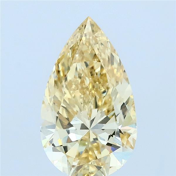 1.5ct Pear FANCY INTENSE YELLOW VS1 Lab Created Diamond