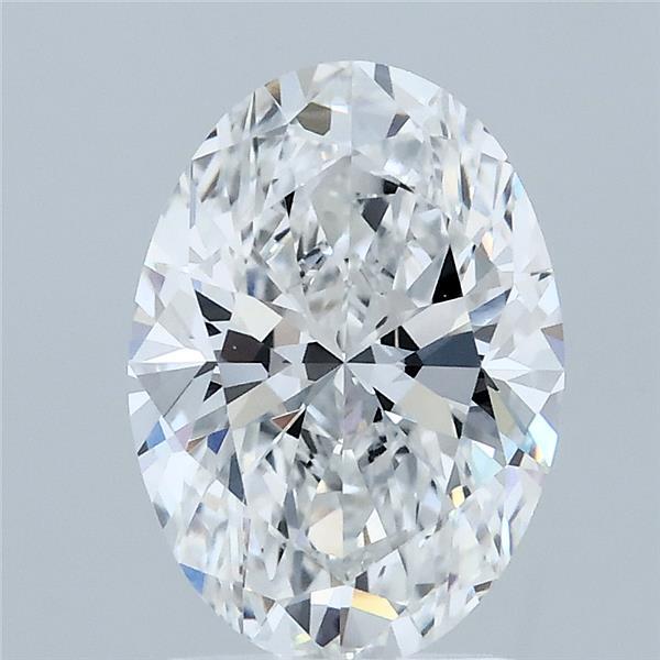 2.02ct Oval E VVS2 Lab Created Diamond