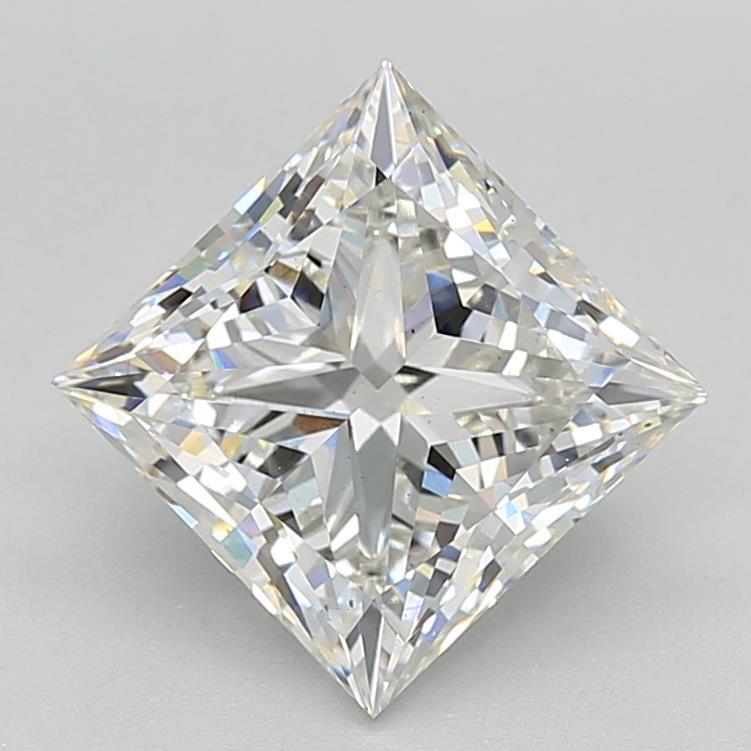 4.09ct Princess G VS2 Lab Created Diamond