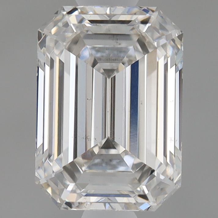 0.94ct Emerald F VS2 Lab Created Diamond