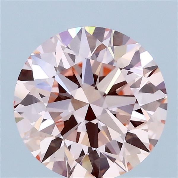 1.5ct Round FANCY INTENSE PINK VS1 Lab Created Diamond