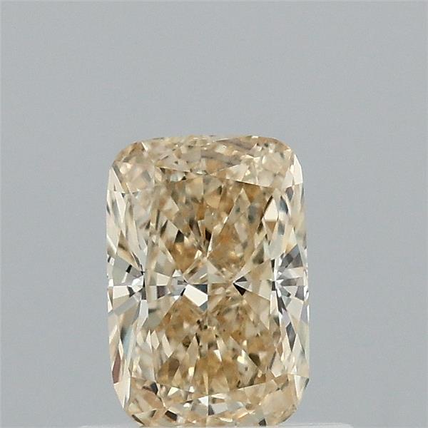 0.65ct Cushion FANCY INTENSE YELLOW VVS2 Lab Created Diamond
