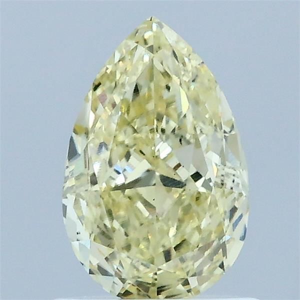 1.07ct Pear FANCY INTENSE YELLOW VS1 Lab Created Diamond