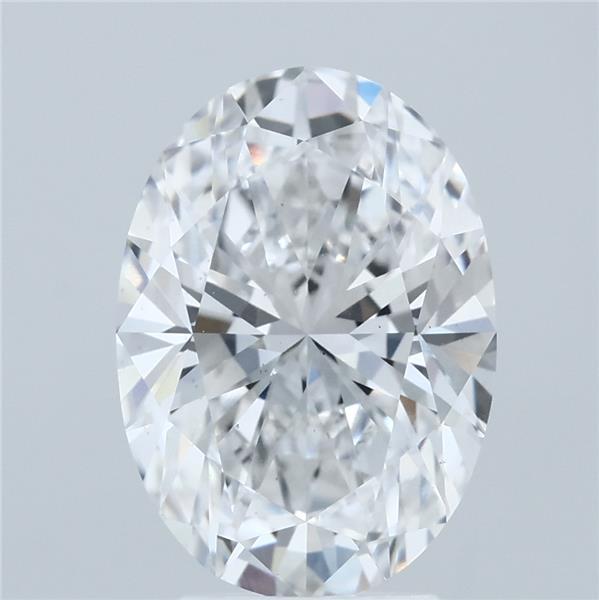 3.6ct Oval E VS1 Lab Created Diamond