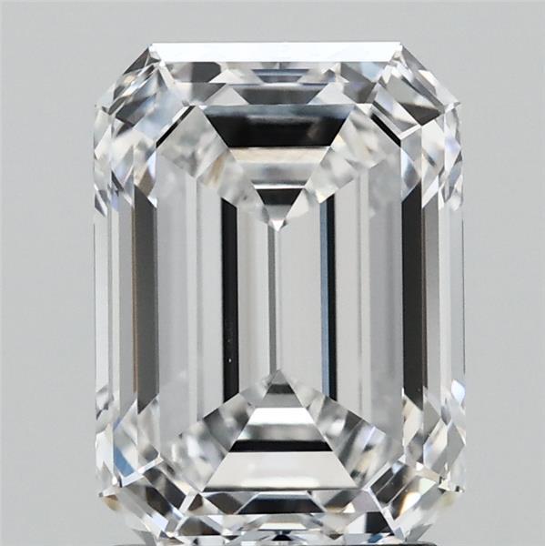 2.53ct Emerald E VVS1 Lab Created Diamond