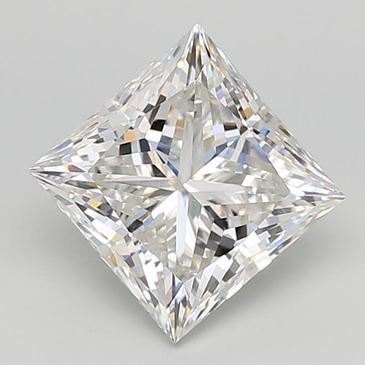 3.96ct Princess F VS1 Lab Created Diamond
