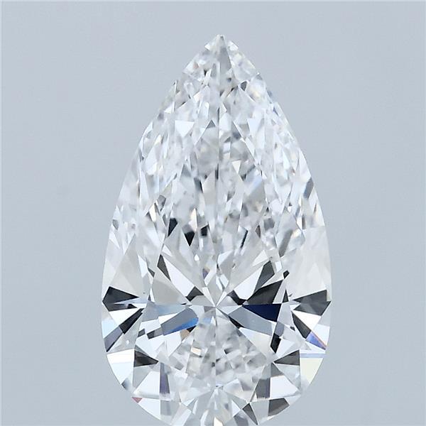 2.05ct Pear D VVS1 Lab Created Diamond