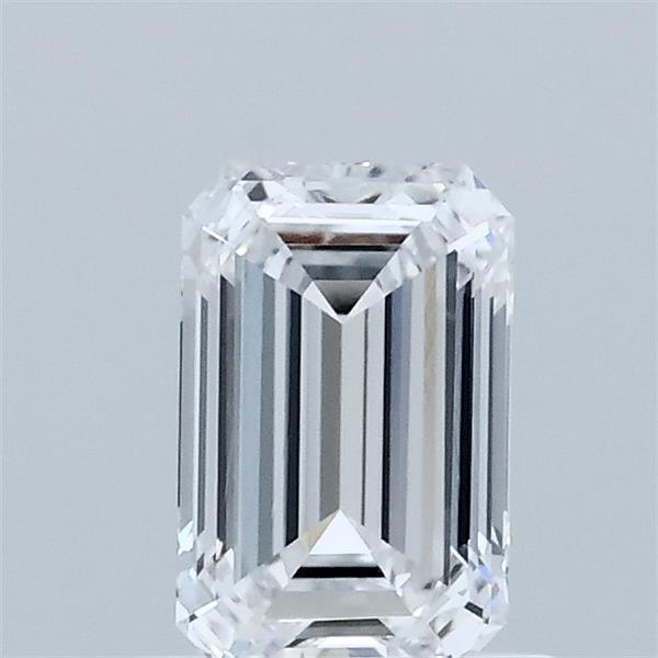 0.76ct Emerald D VVS2 Lab Created Diamond