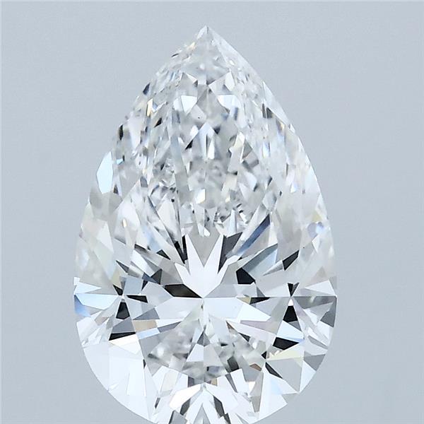 2ct Pear E VVS2 Lab Created Diamond