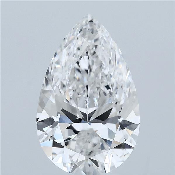 3.08ct Pear E VVS2 Lab Created Diamond