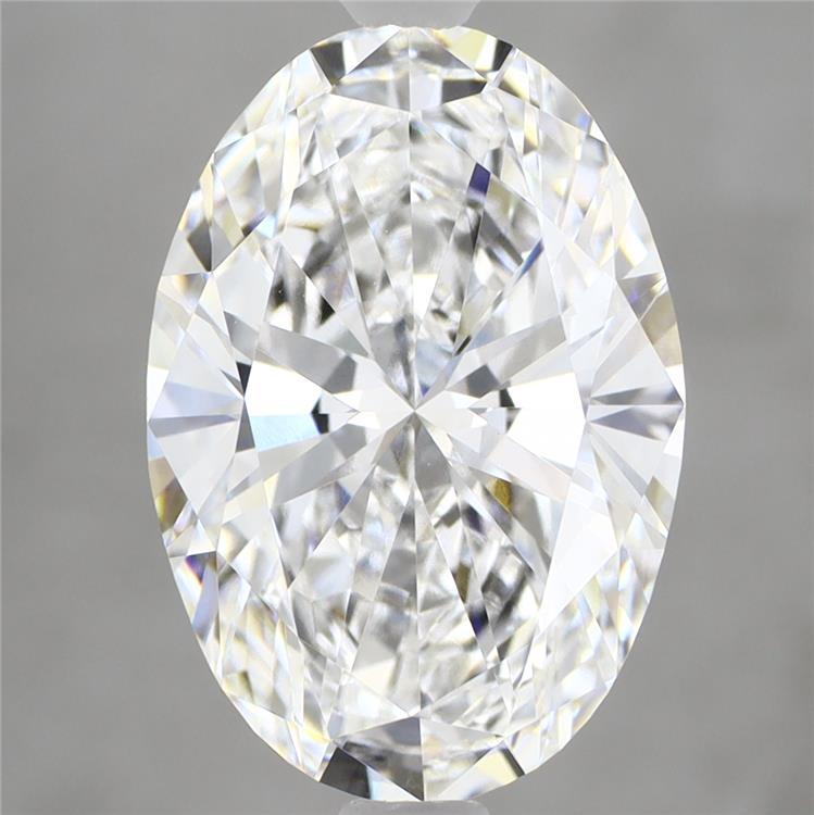 4.74ct Oval D VVS2 Lab Created Diamond