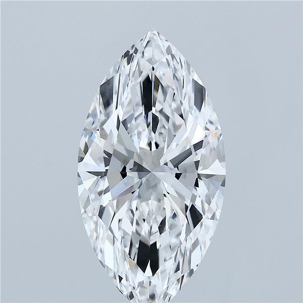 3.07ct Marquise D VVS2 Lab Created Diamond