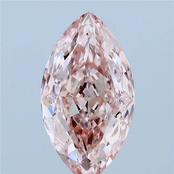 2.05ct Marquise FANCY INTENSE PINK VVS2 Lab Created Diamond