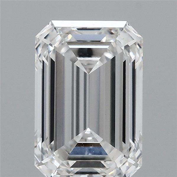 2.1ct Emerald E VVS2 Lab Created Diamond
