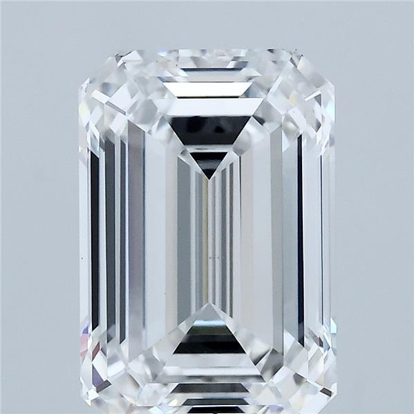 4ct Emerald D VS1 Lab Created Diamond