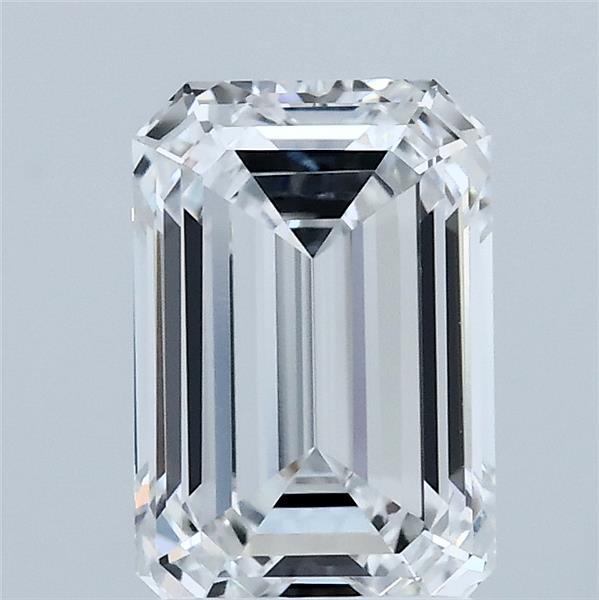 2.07ct Emerald D VVS2 Lab Created Diamond