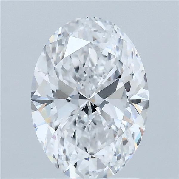 2ct Oval D VVS2 Lab Created Diamond