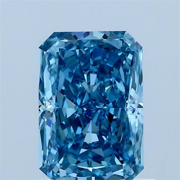 1.02ct Radiant FANCY VIVID BLUE VVS1 Lab Created Diamond