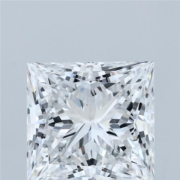 2.58ct Princess D VVS2 Lab Created Diamond