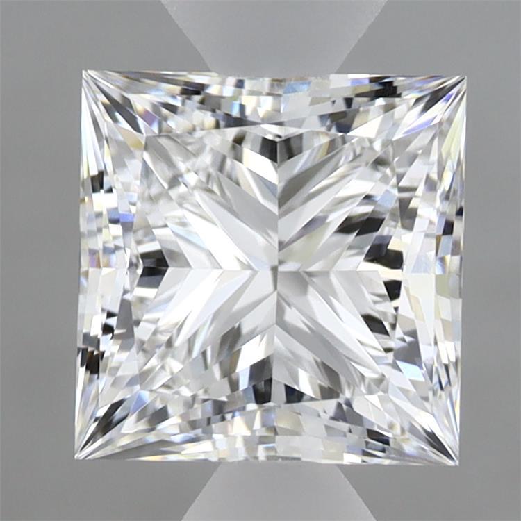 1.95ct Princess D VVS2 Lab Created Diamond
