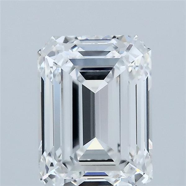 2ct Emerald D VVS2 Lab Created Diamond