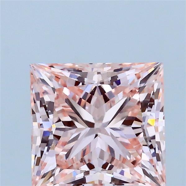 2ct Princess FANCY INTENSE PINK VS1 Lab Created Diamond
