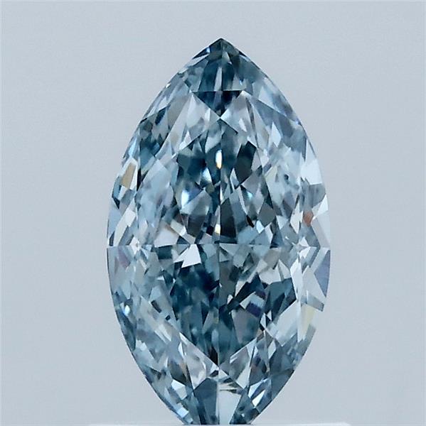1.04ct Marquise FANCY INTENSE BLUE VS1 Lab Created Diamond