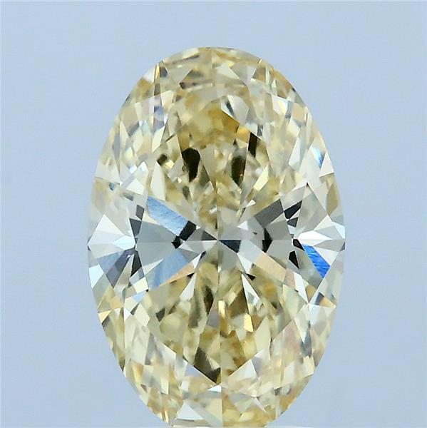 2.13ct Oval FANCY INTENSE YELLOW VVS2 Lab Created Diamond