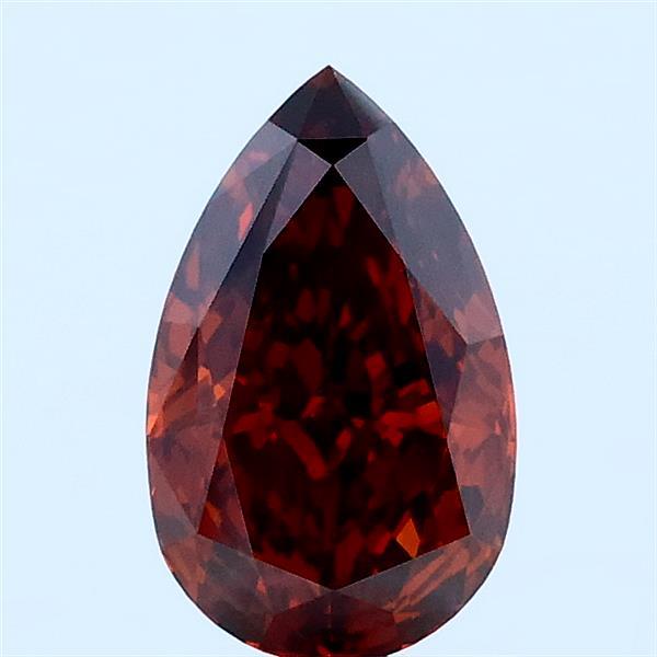 1.06ct Pear FANCY DEEP ORANGE VVS2 Lab Created Diamond