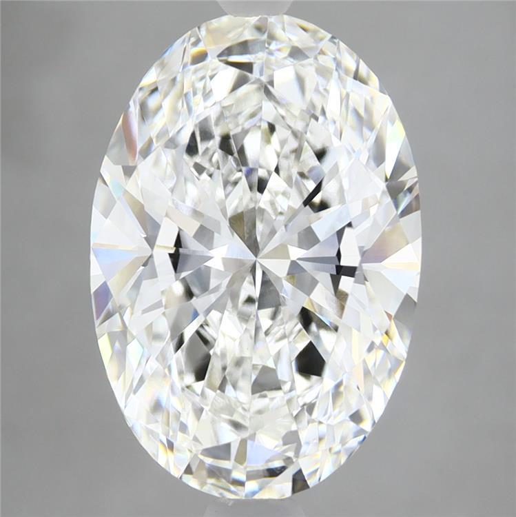 4.83ct Oval F VVS2 Lab Created Diamond
