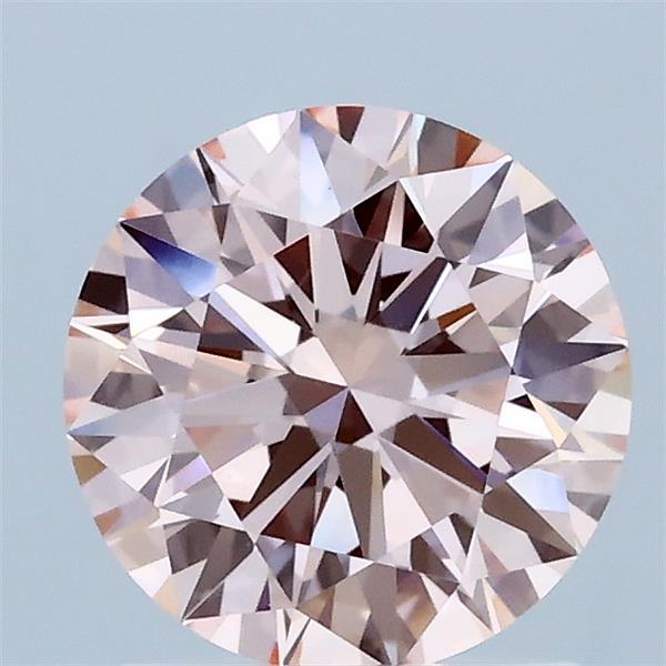 1.41ct Round FANCY INTENSE PINK VVS2 Lab Created Diamond