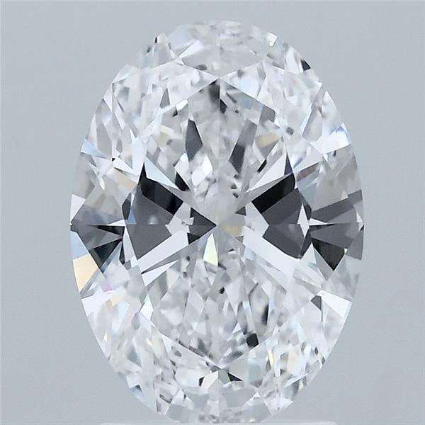 2ct Oval D VVS1 Lab Created Diamond