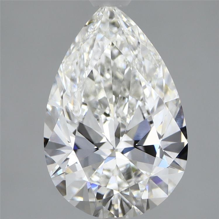 2.58ct Pear F VVS1 Lab Created Diamond