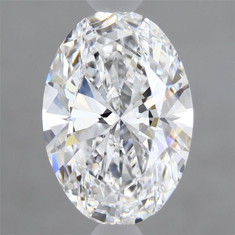 1.7ct Oval D VVS2 Lab Created Diamond