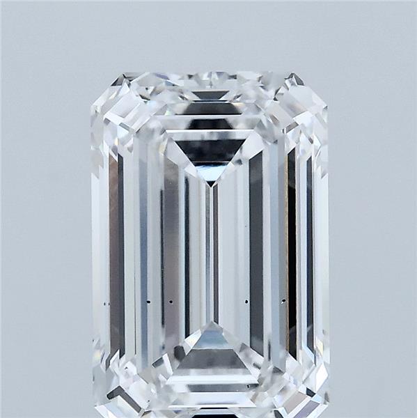 3ct Emerald D VS2 Lab Created Diamond
