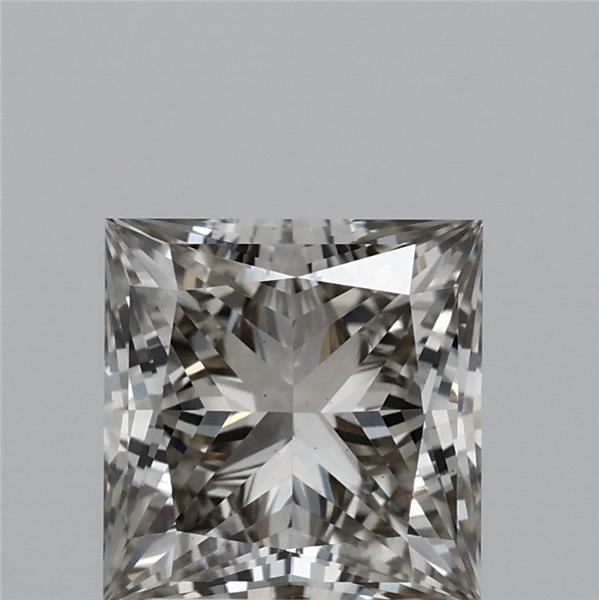 2.11ct Princess FANCY VIVID BLUE VS1 Lab Created Diamond