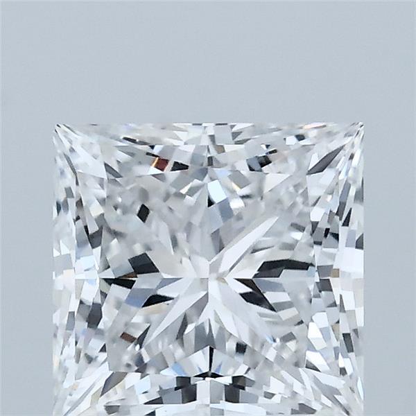 2.01ct Princess D VVS2 Lab Created Diamond