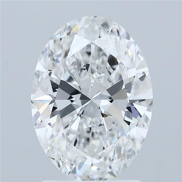 2.09ct Oval D VVS2 Lab Created Diamond