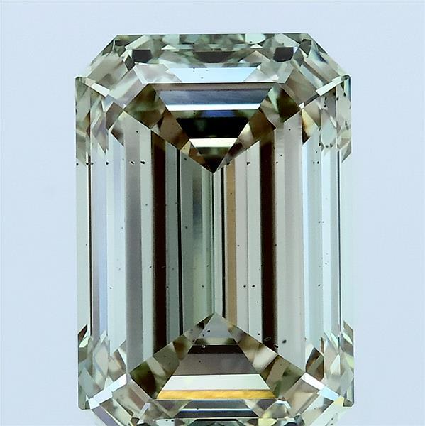 5.02ct Emerald FANCY INTENSE GREEN VS2 Lab Created Diamond