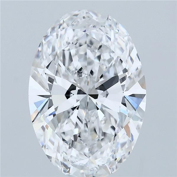 3.5ct Oval D VVS2 Lab Created Diamond