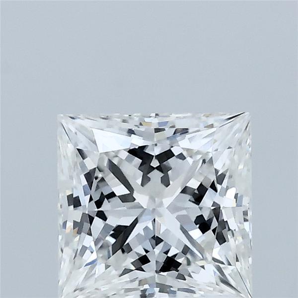 1.23ct Princess F VVS2 Lab Created Diamond