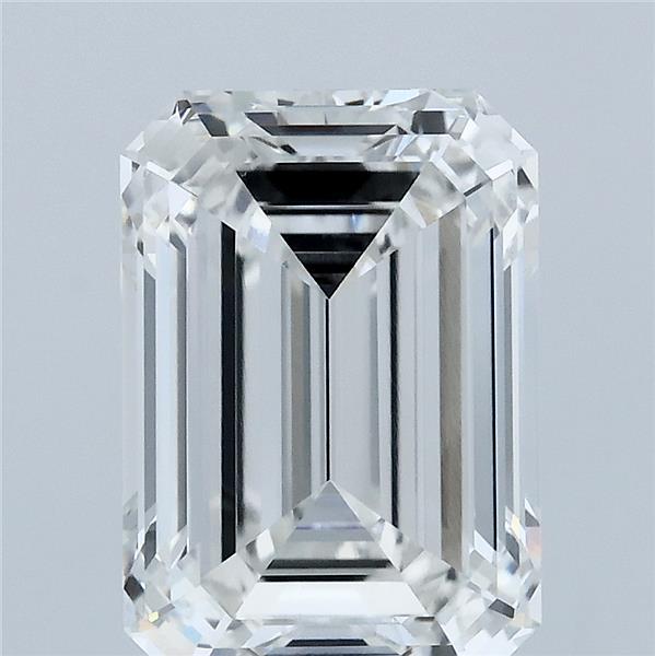 4.01ct Emerald F VVS2 Lab Created Diamond