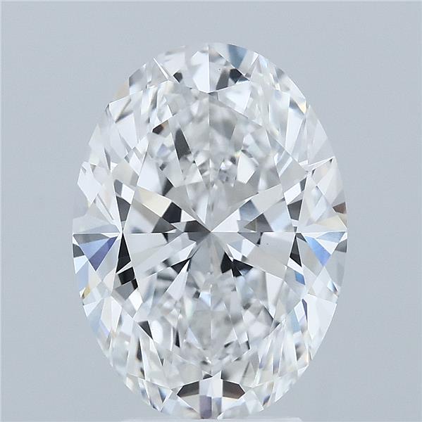 4ct Oval E VVS2 Lab Created Diamond
