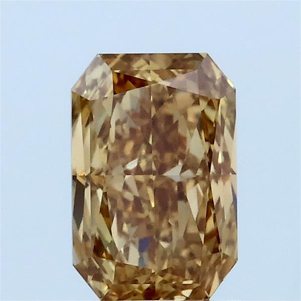 1.03ct Radiant FANCY BROWNISH YELLOW VS1 Lab Created Diamond