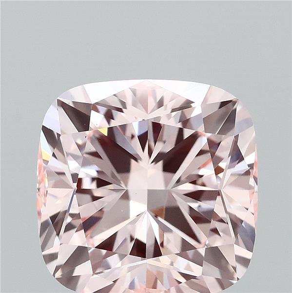 2.69ct Cushion FANCY INTENSE PINK VS1 Lab Created Diamond
