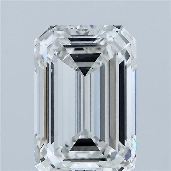2.02ct Emerald F VVS2 Lab Created Diamond