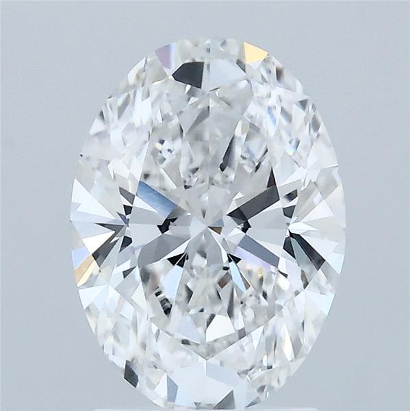 1.98ct Oval E VVS2 Lab Created Diamond